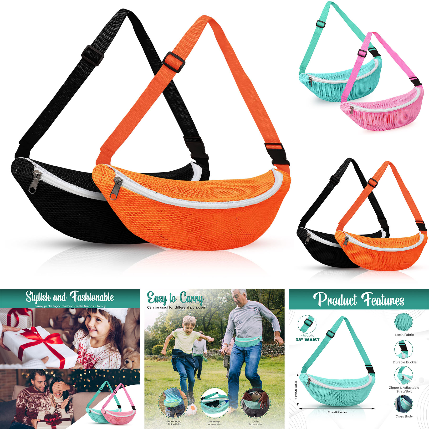 Kids Mesh Beach Bag for Sand Toys 2