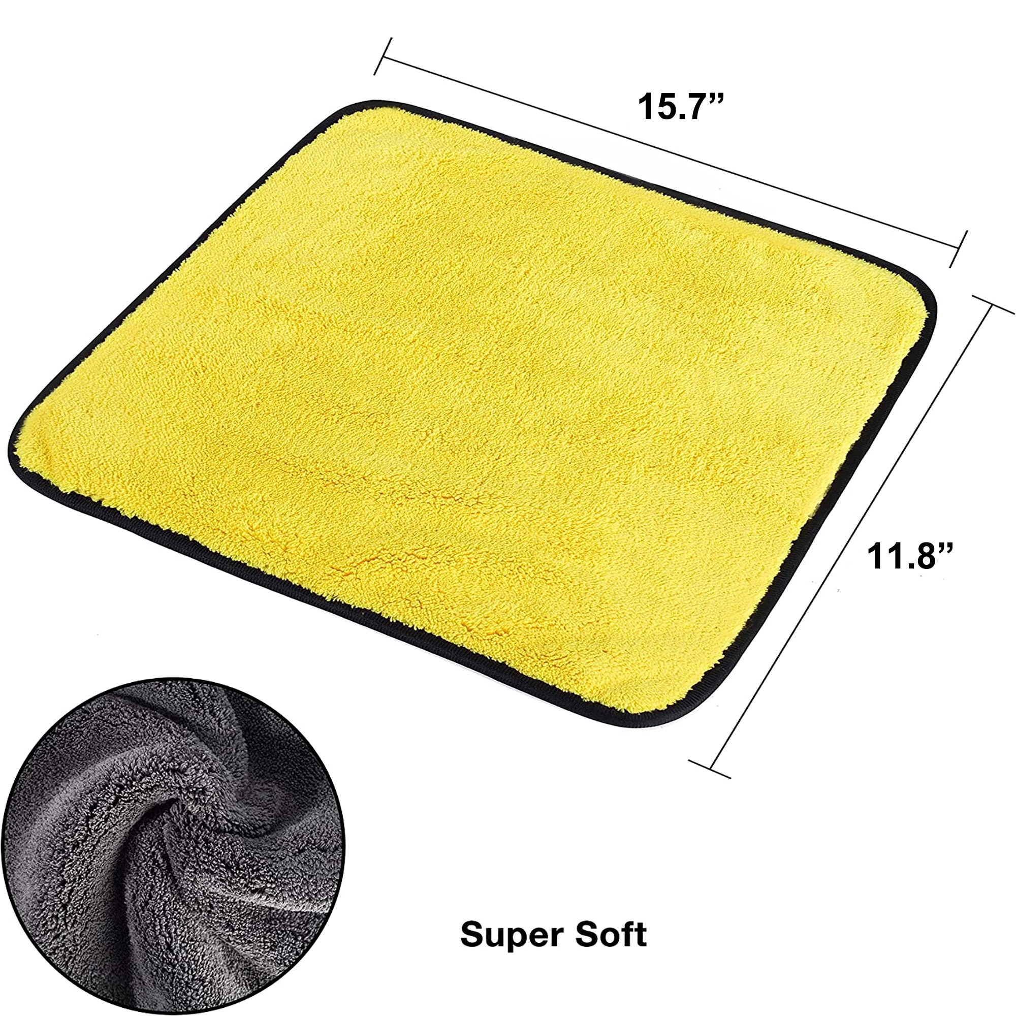 500GSM Microfiber Car Cleaning Washing Towel 3