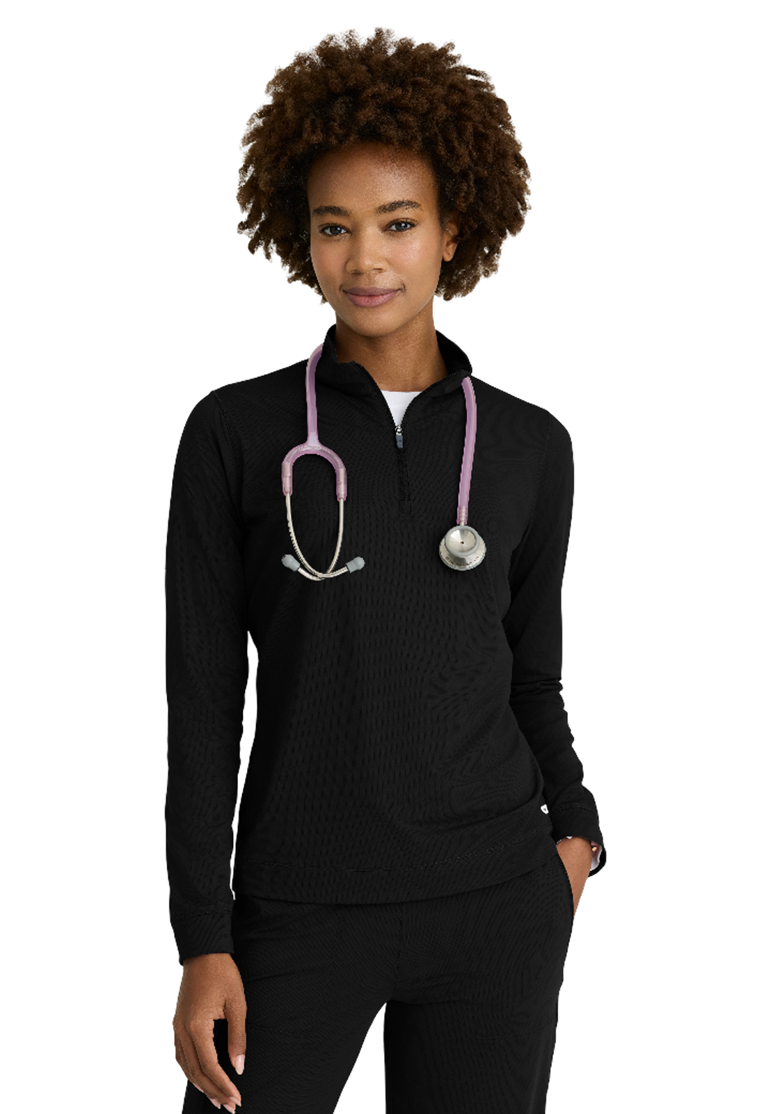 Skechers Slip-Ins - Women's Mock Neck Long Sleeve Atlas Scrub Top 11