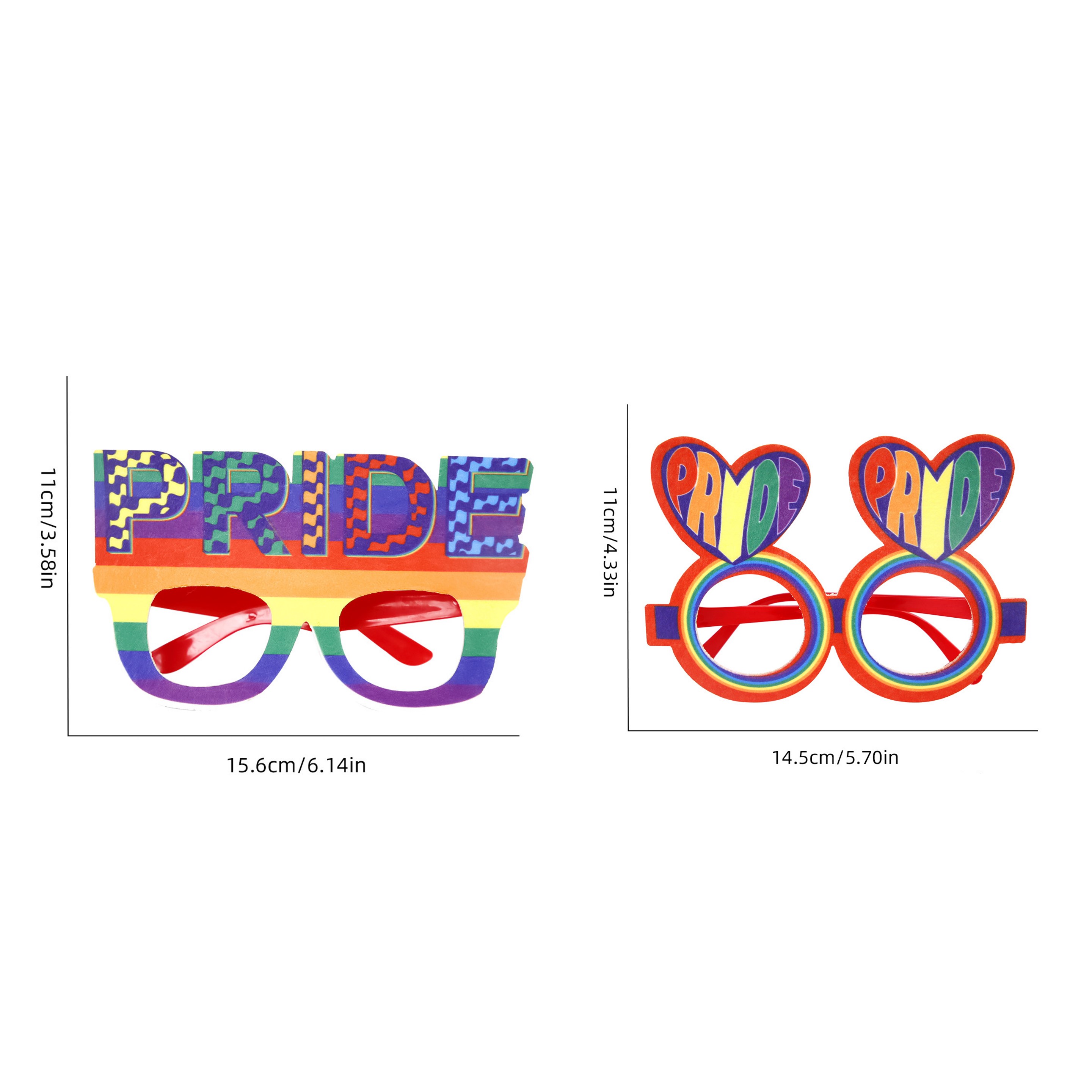 Felt Party Eyeglasses (direct import) 2