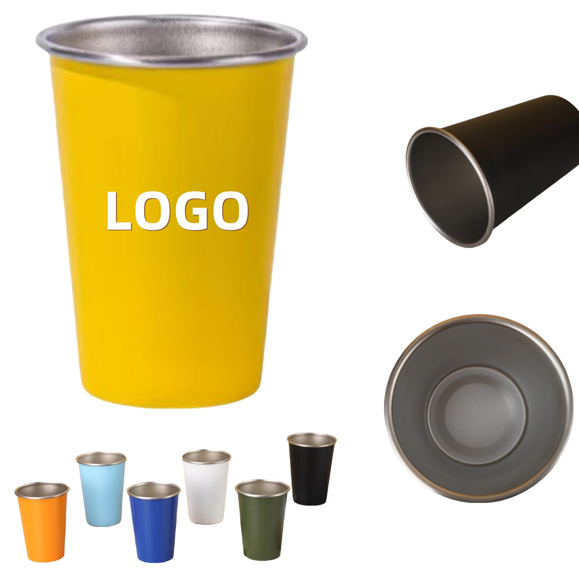 Single-Wall Stainless Steel Cold Drink Cup 1