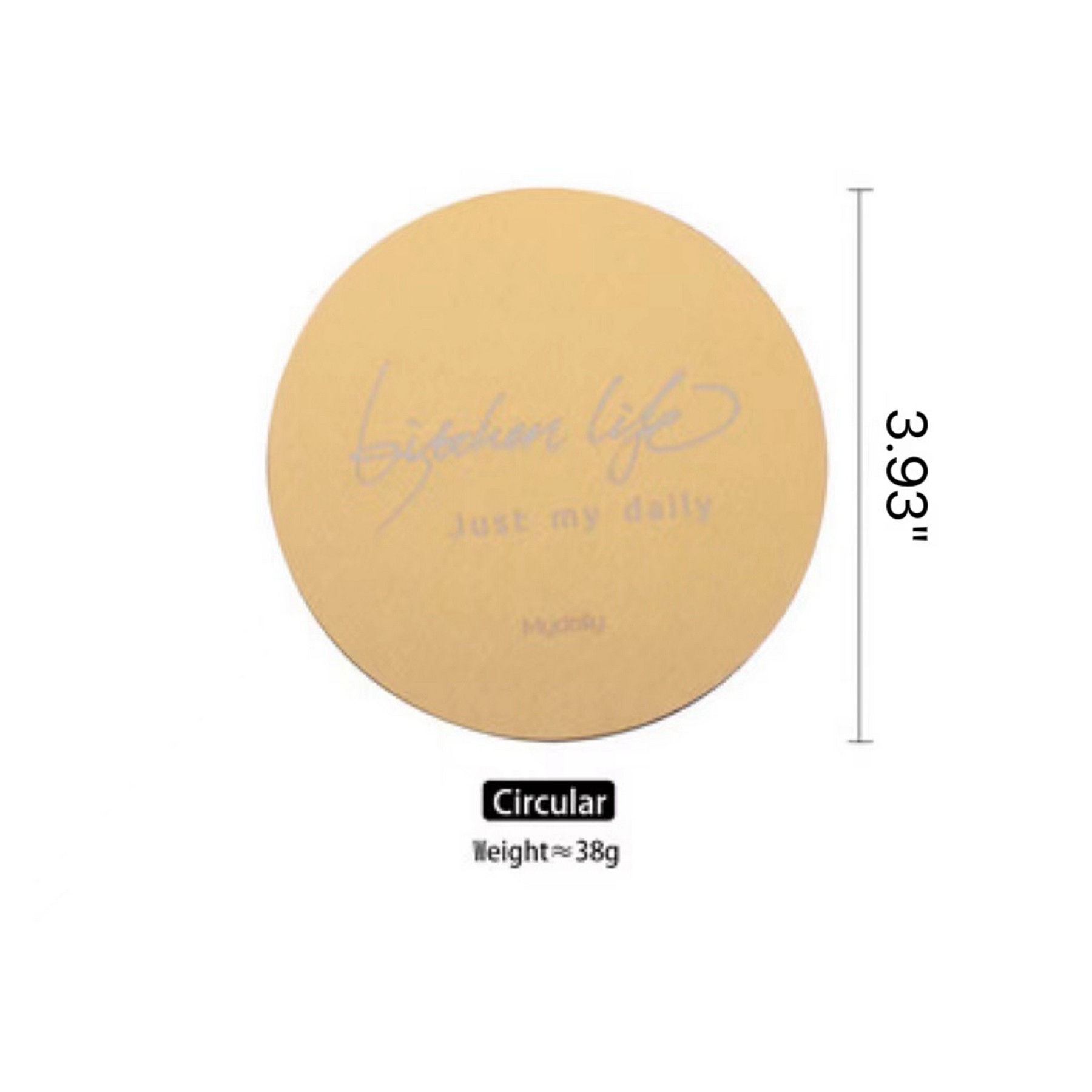 Smooth Super Thin Stainless Steel Coasters 4