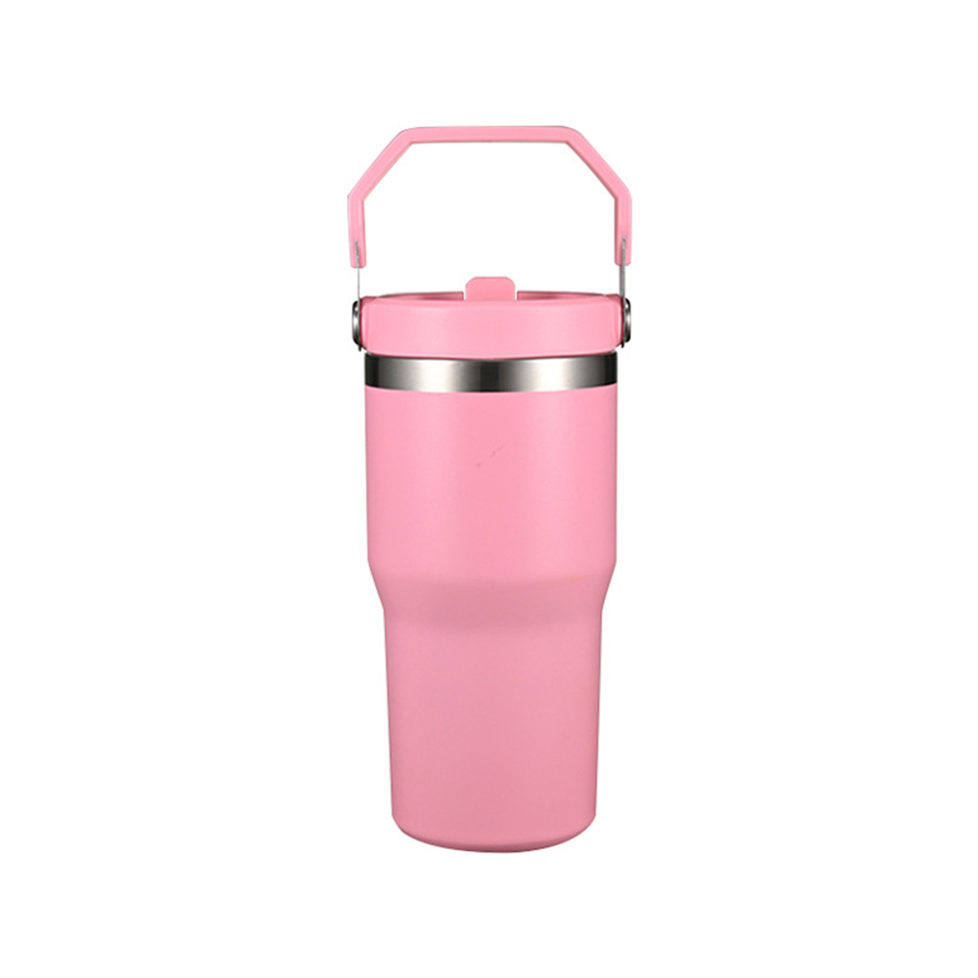 20oz Tumbler with Handle and Straw Lid 2
