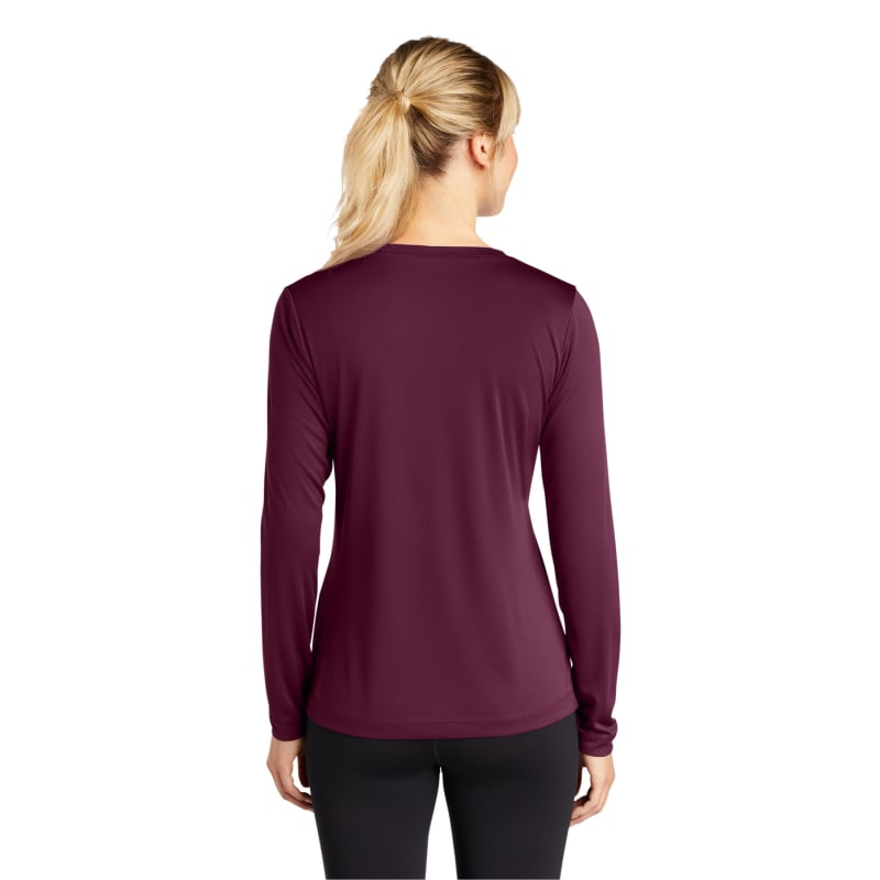 Sport-Tek Women's Long Sleeve PosiCharge Competitor V-Neck Tee. 83