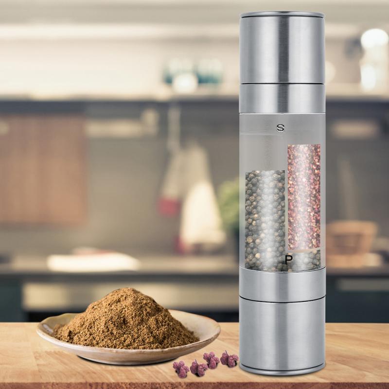 Manual 2 in 1 Salt Mill and Pepper Grinder 4