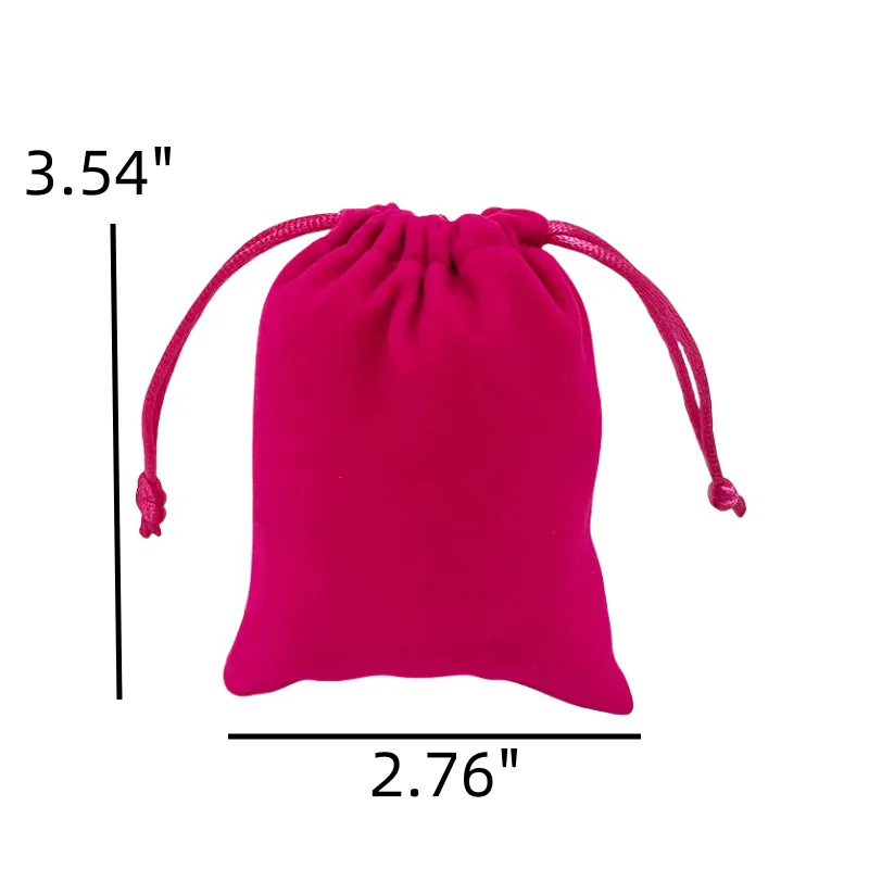 Flannel Drawstring Storage Bag 1