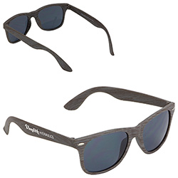 Sebring UV400 Wood Grain Sunglasses 2