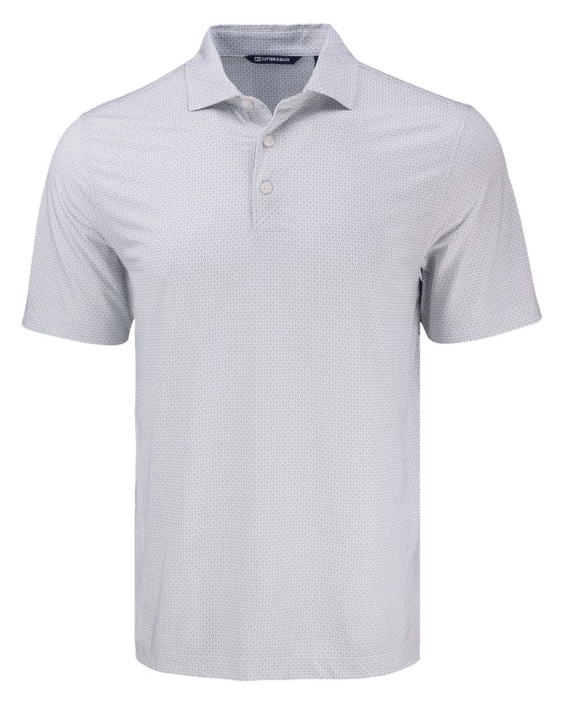 Cutter & Buck Pike Recycled Diamond Dot Print Mens Polo 25