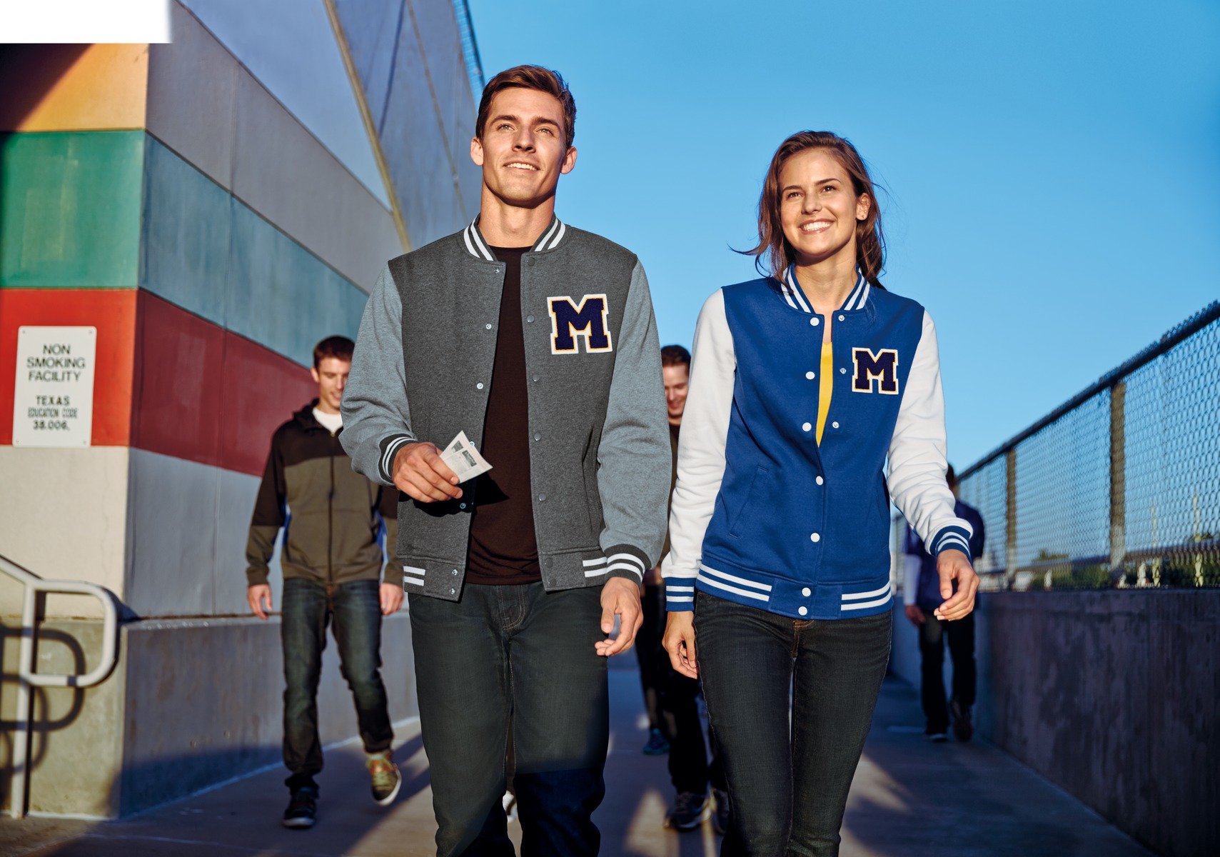 Fleece Letterman Jacket