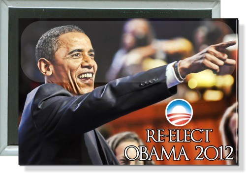 Re-Elect Obama 2012, Political Button