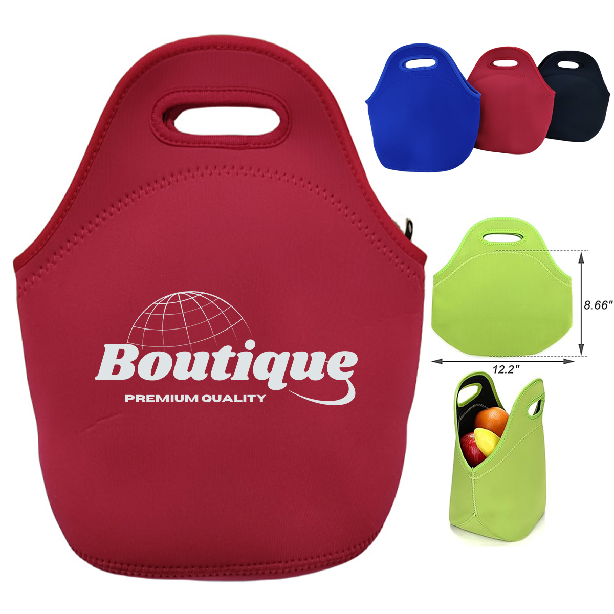 Neoprene Insulated Lunch Tote For Work & Travel 4
