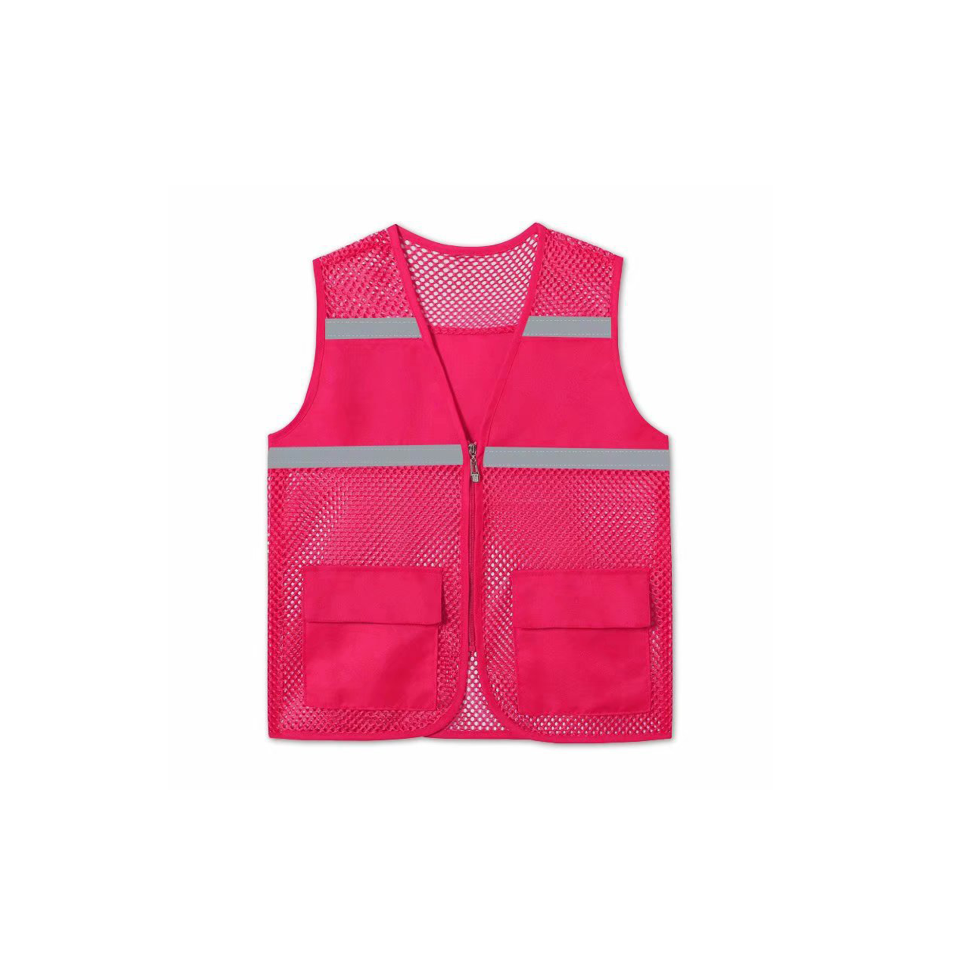 Colorful Volunteer Uniform Fishnet Vest 1