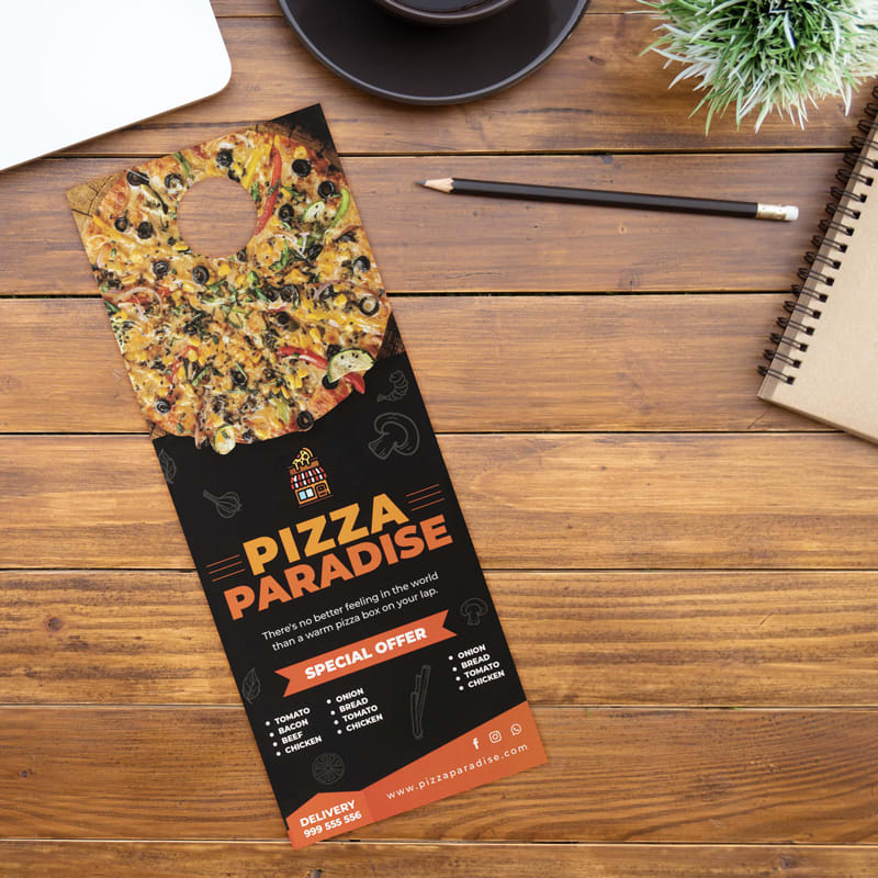 4.25 X 11 Inch Full Color Door Hanger 9