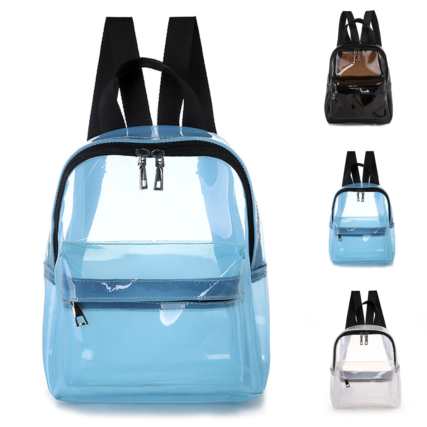Stylish Girls' Mini Clear PVC Bcakpack 2