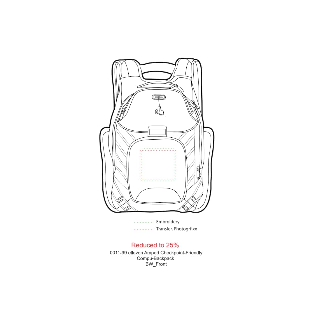 elleven™ Amped TSA 17" Computer Backpack 61