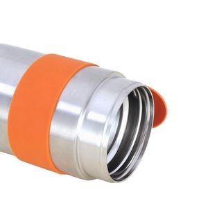 400ml Double Wall Insulation Stainless Steel Food Mug With Spoon 9
