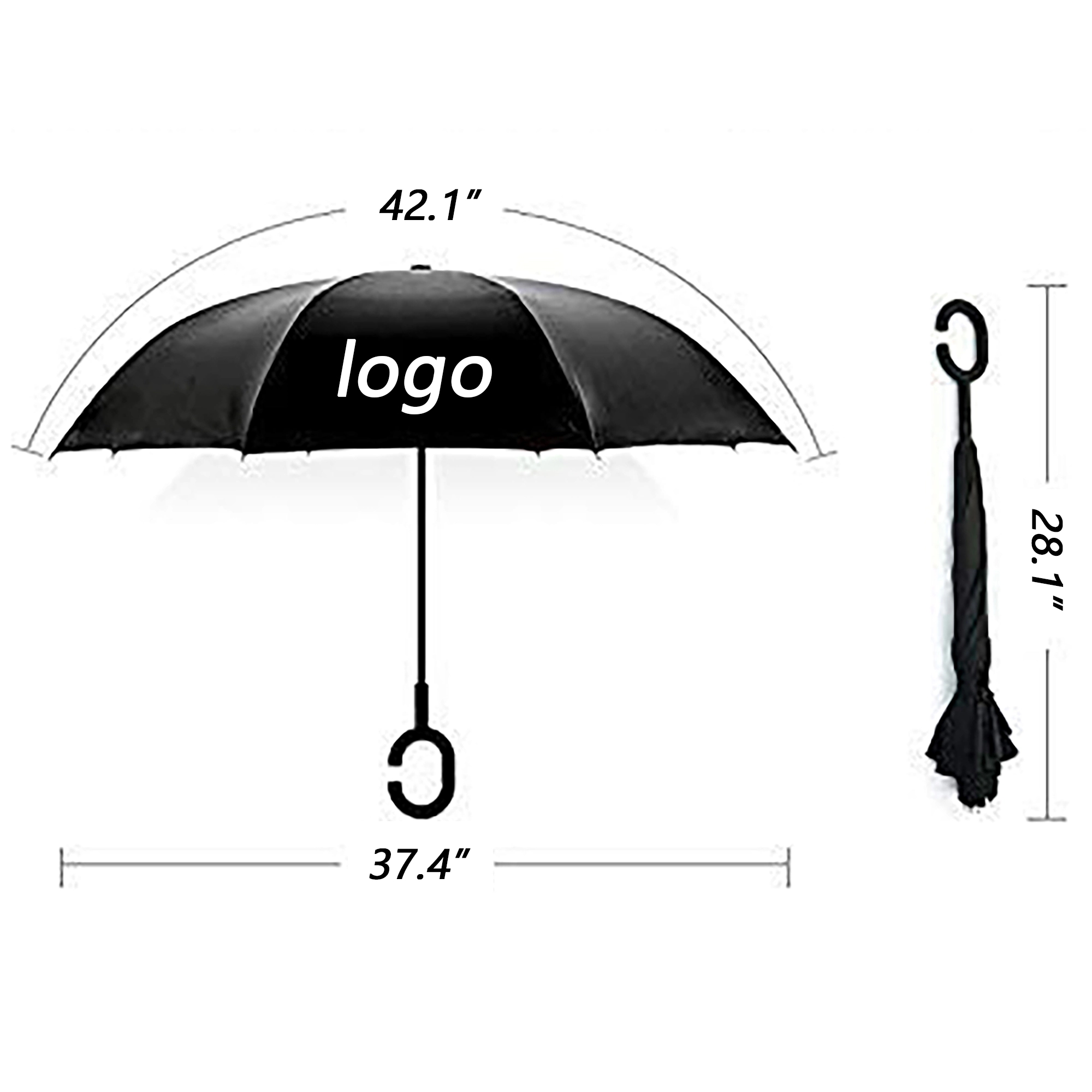 C-shaped Umbrella MOQ 50PCS 4