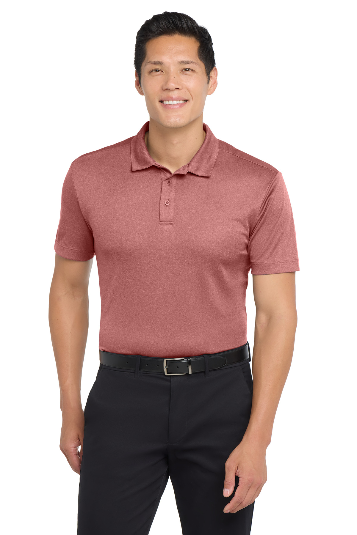 Port Authority Heathered Silk Touch Performance Polo. K542 40