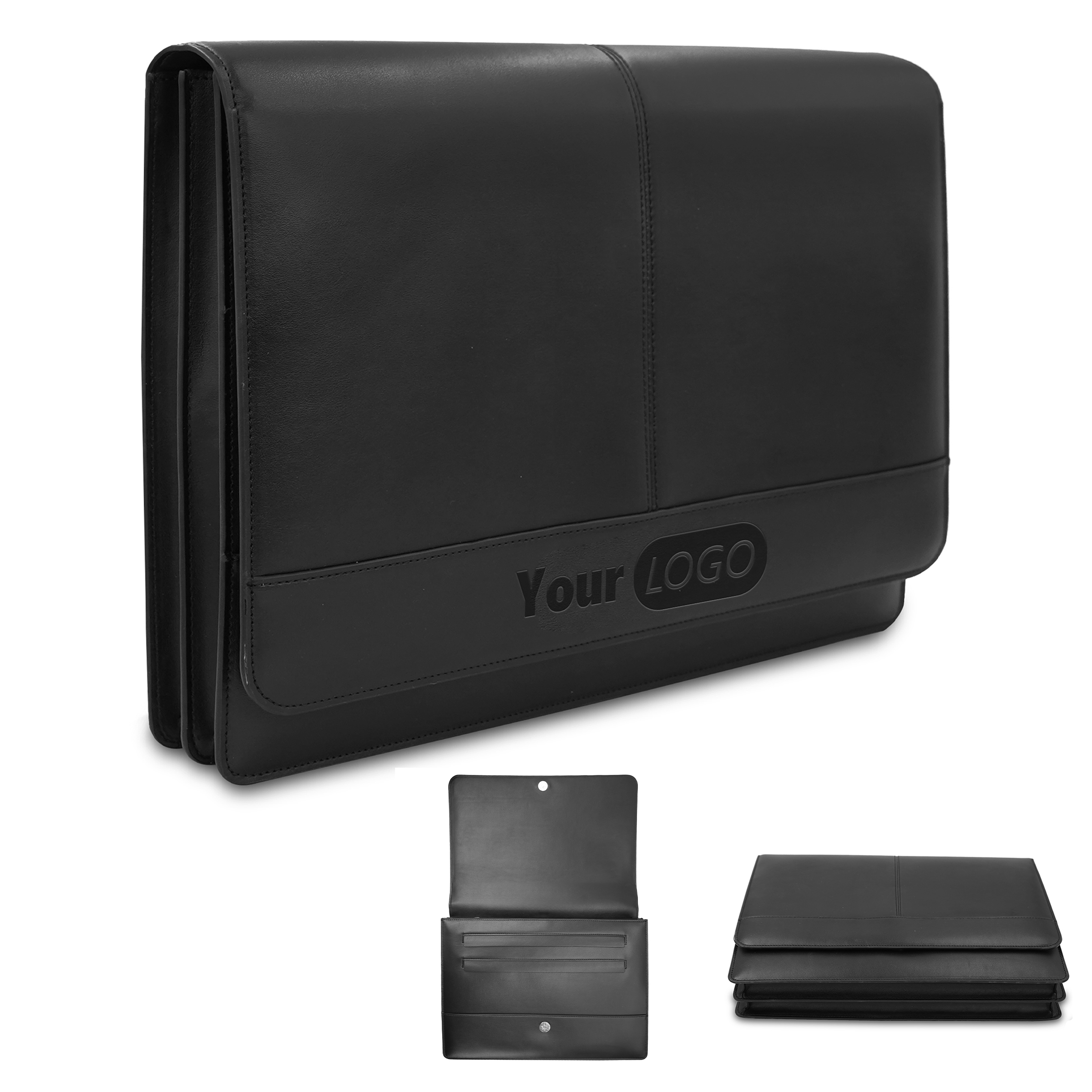 Pu Simple Multi Card Retro File Bag 4