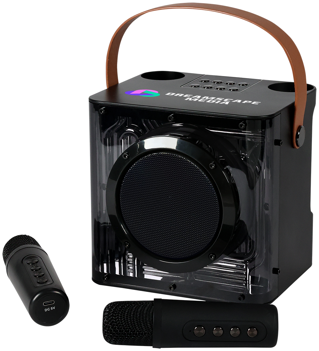 15W Karaoke Wireless Speaker with 2 Mics 28