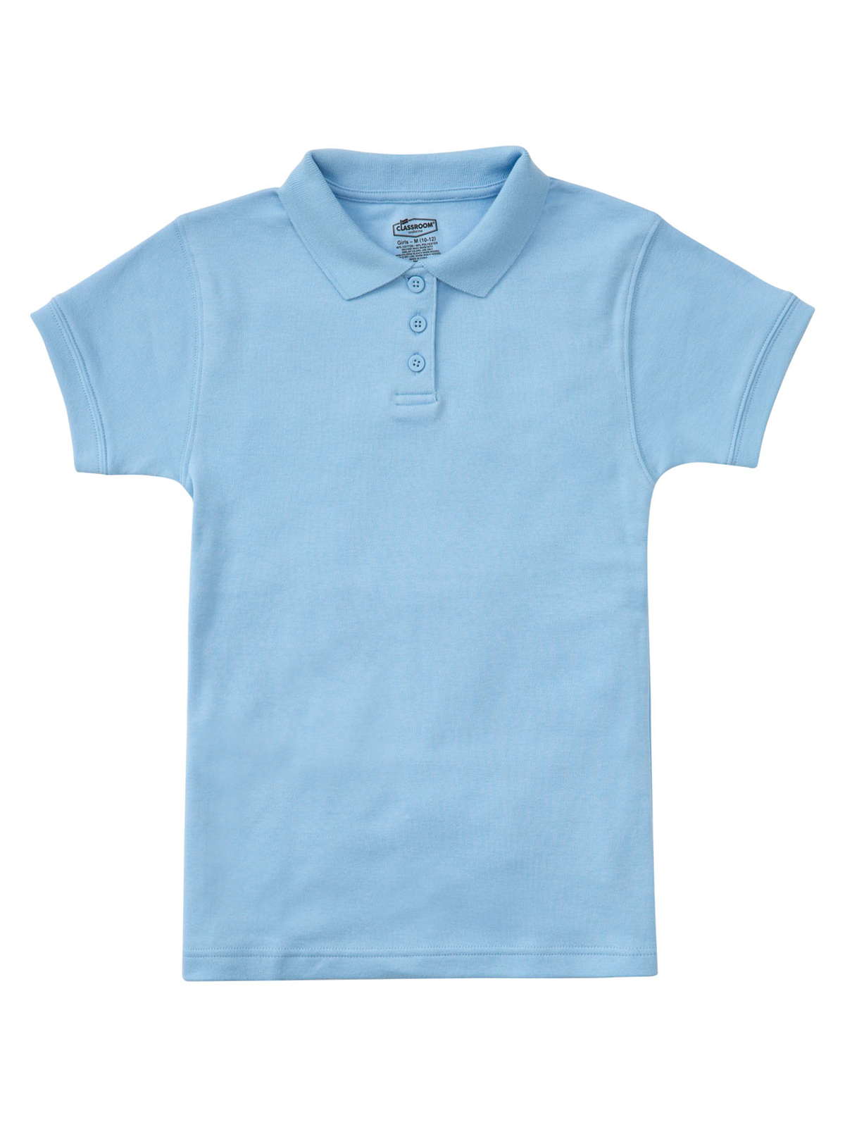Classroom Uniforms - Junior Girls' Short Sleeve Fitted Interlock Polo 8