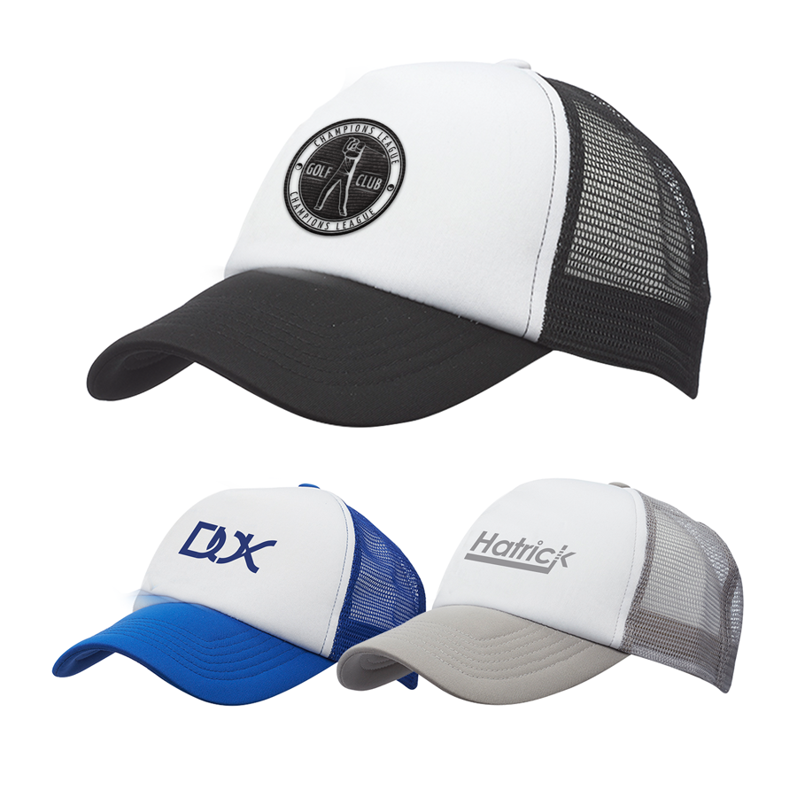Structured Mesh Baseball Hat with Curved Visor 3