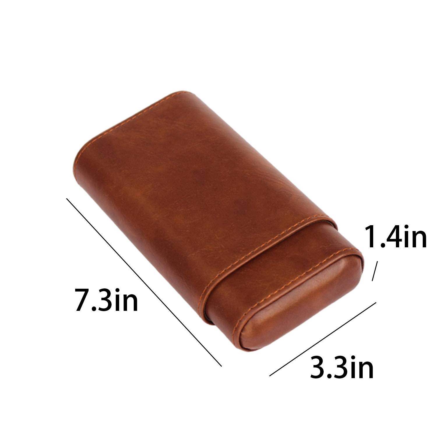 PU Leather Cigar Humidor Case 5
