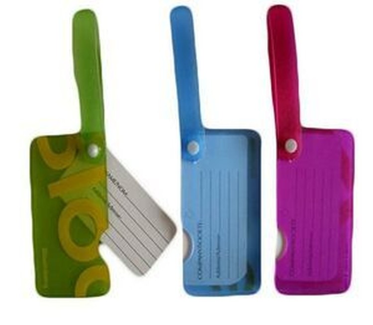 Translucent Rectangle Luggage Tag (3 1/2"x2") 2