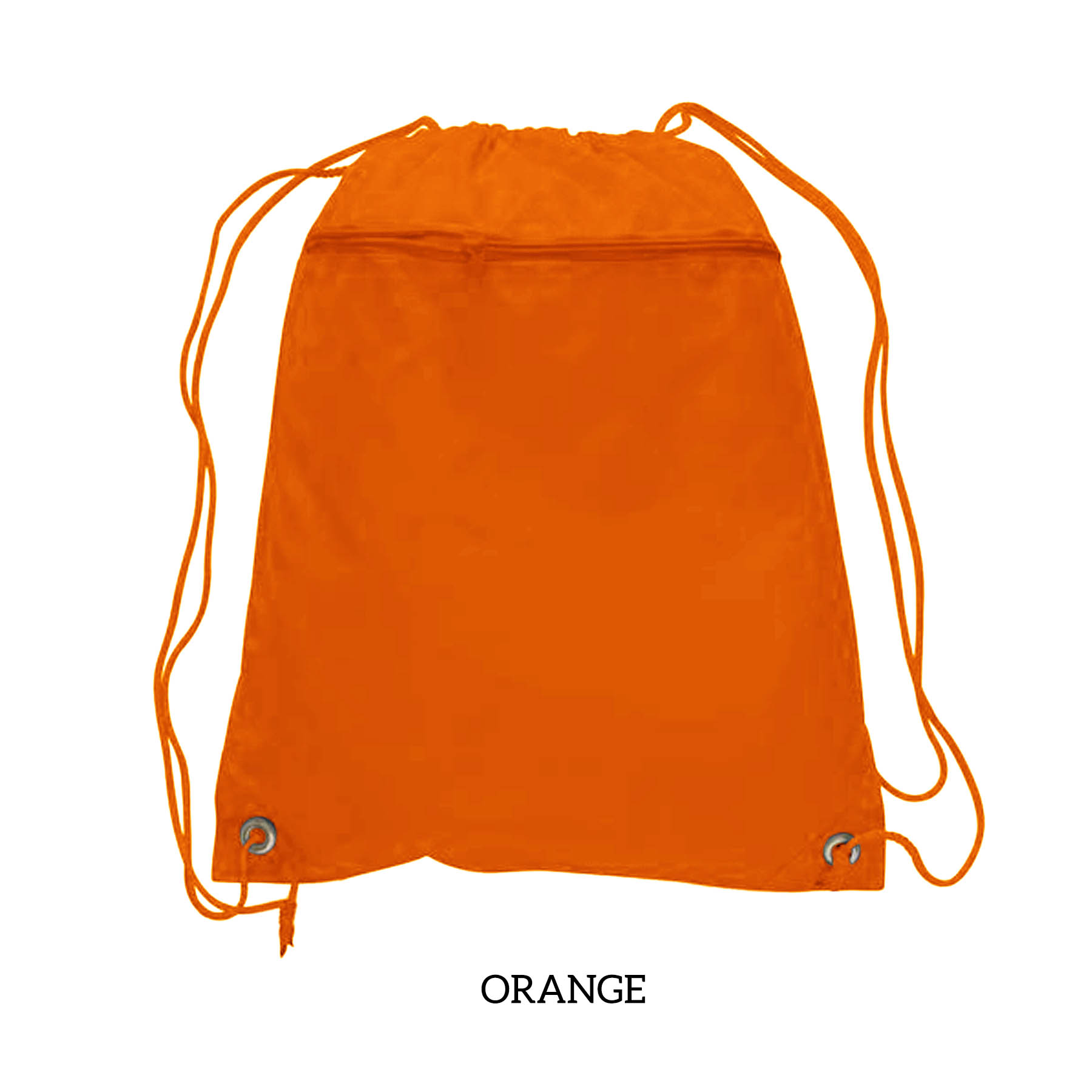 210D Polyester Drawstring Backpack w/PU Coating 18