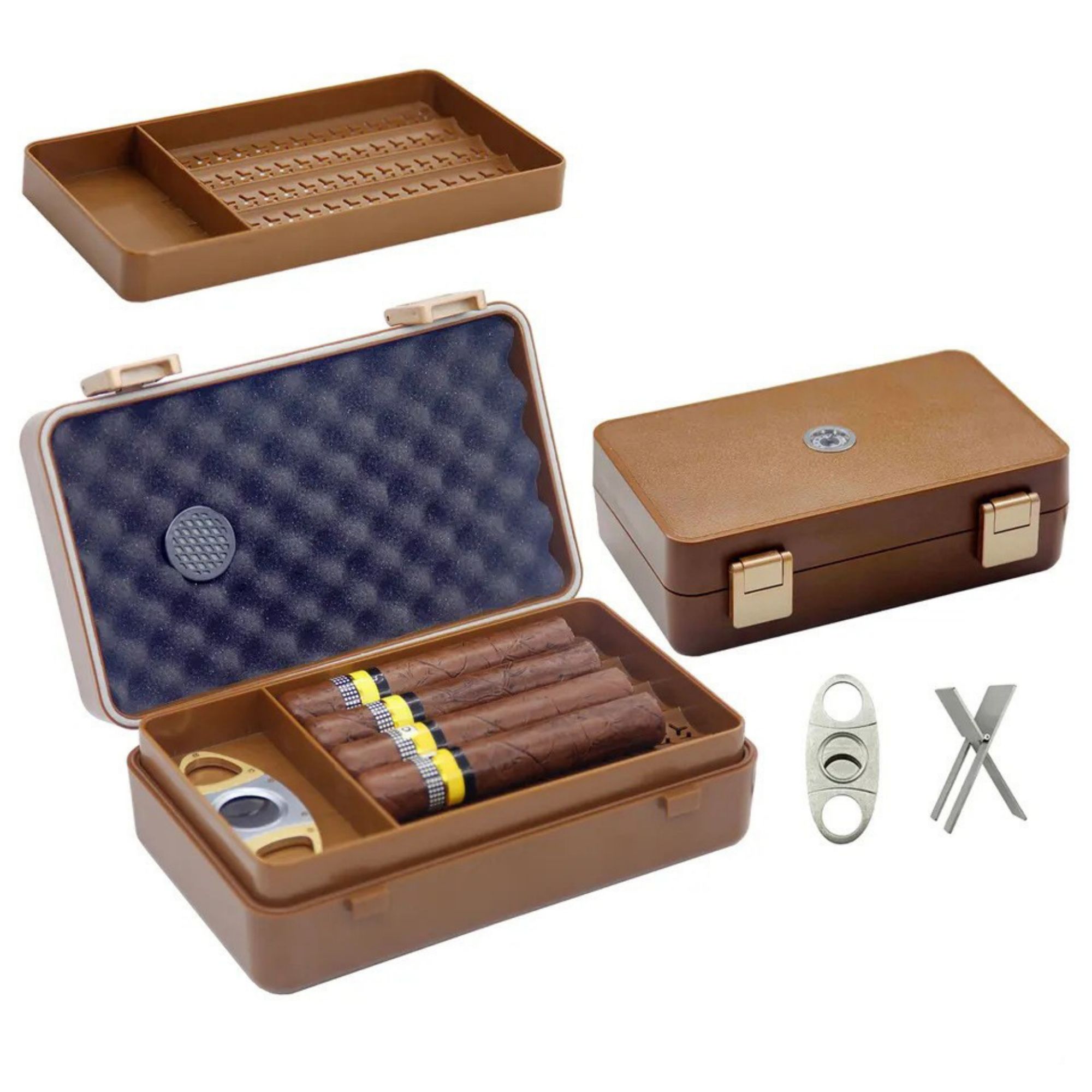 Travel Cigar Humidor Box 2