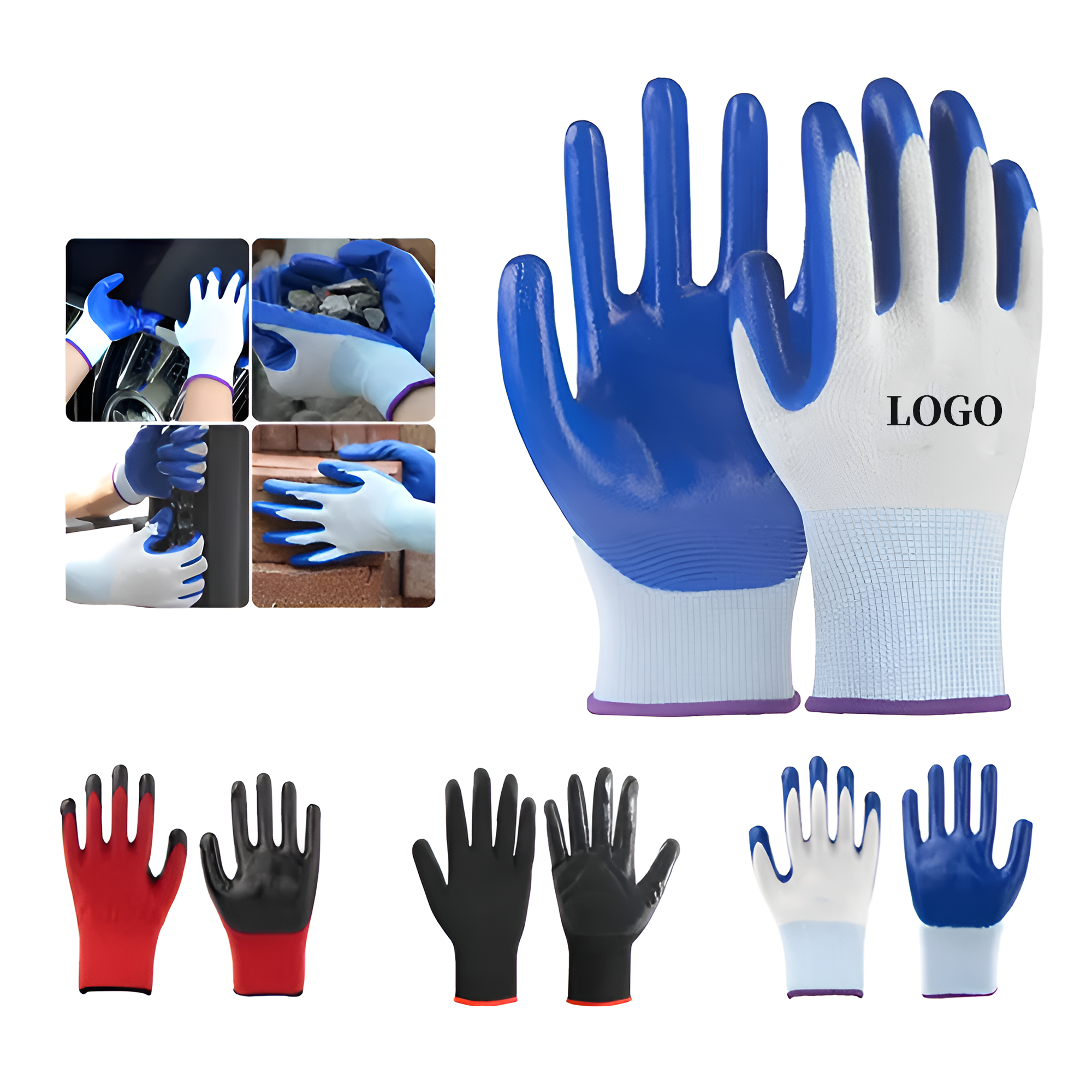 Nylon Nitrile Coated Gloves 1