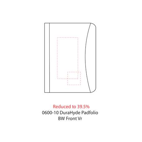 FSC® Mix Executive DuraHyde Zippered Padfolio 65