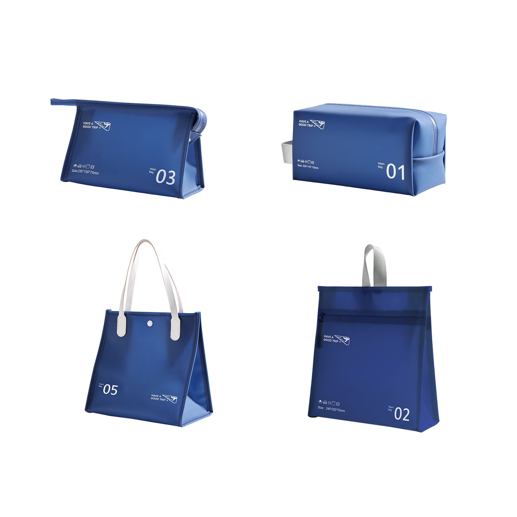 4pcs Colorful PVC Waterproof Bag 5