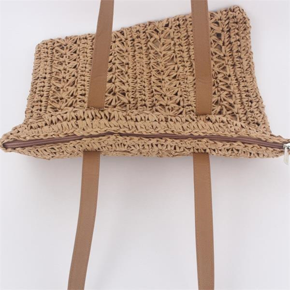 Straw Bag, custom tote bag with logo imprint 2
