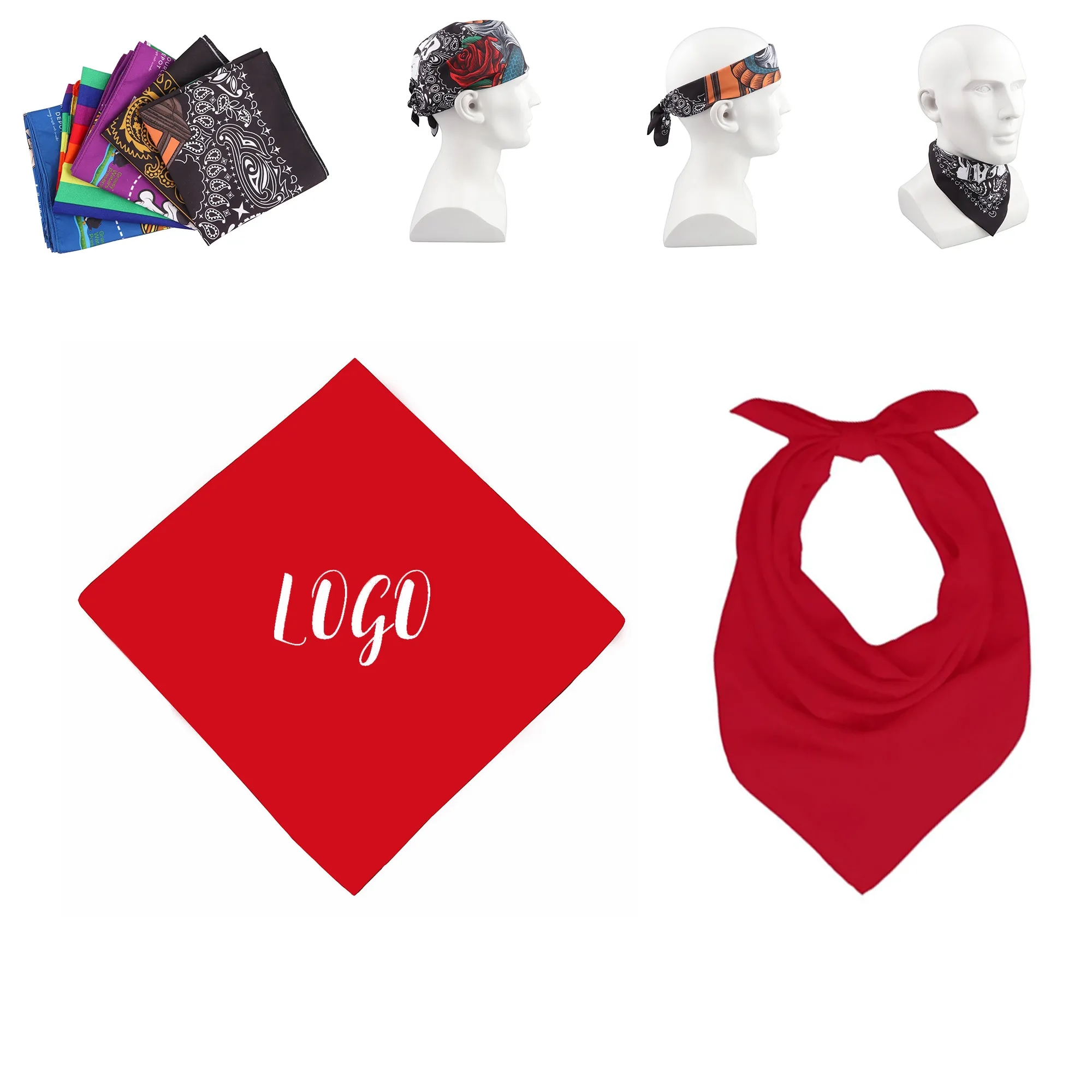 Dye Sublimated Square Bandana 2
