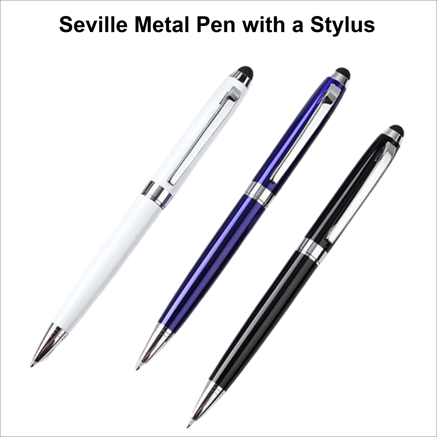Seville Metal Pen with a Stylus