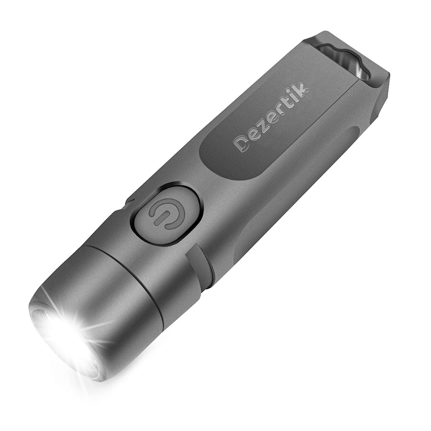 Mini Rechargeable Aluminum EDC Keychain Flashlight 2