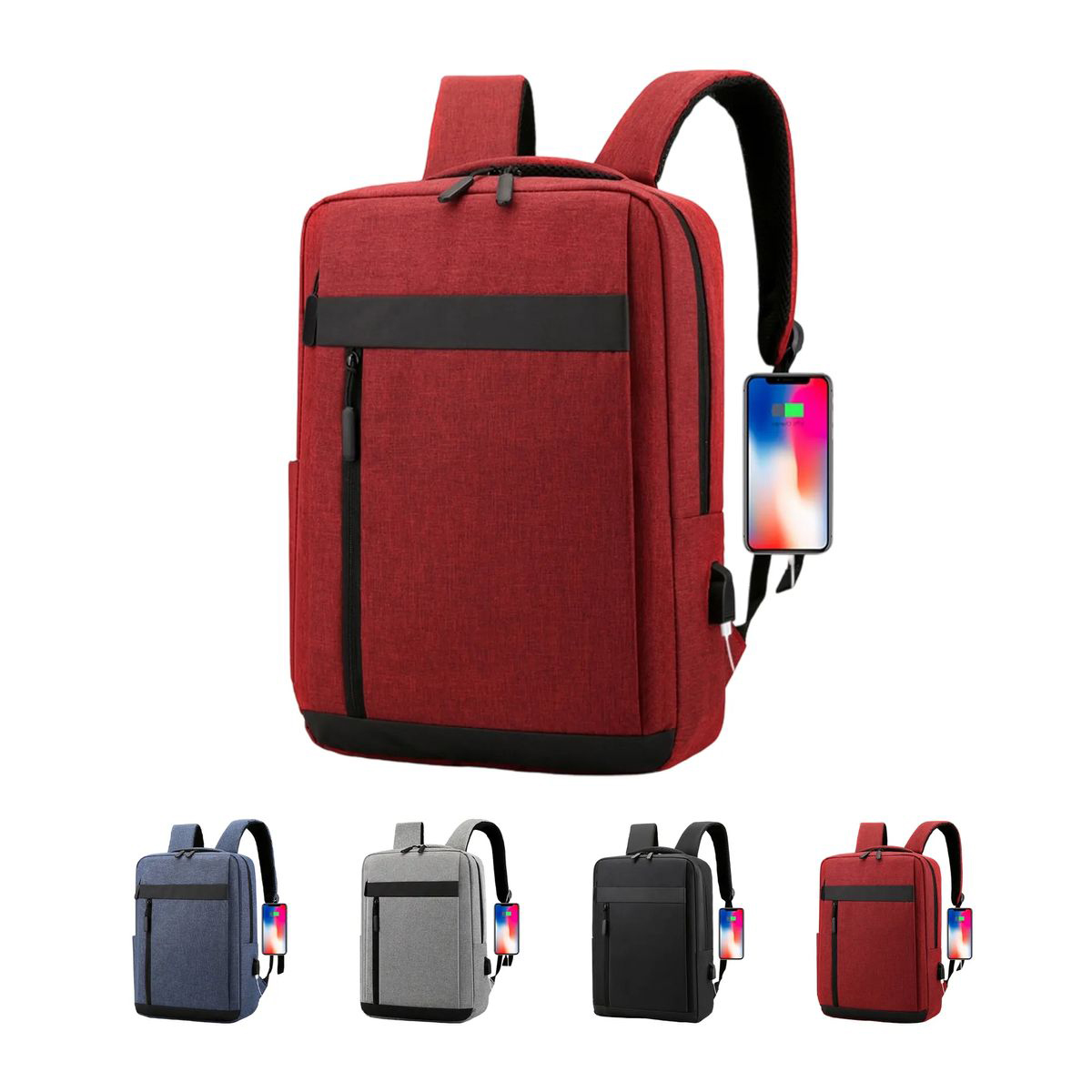 Portable Office Backpack with Tech Storage Features 4