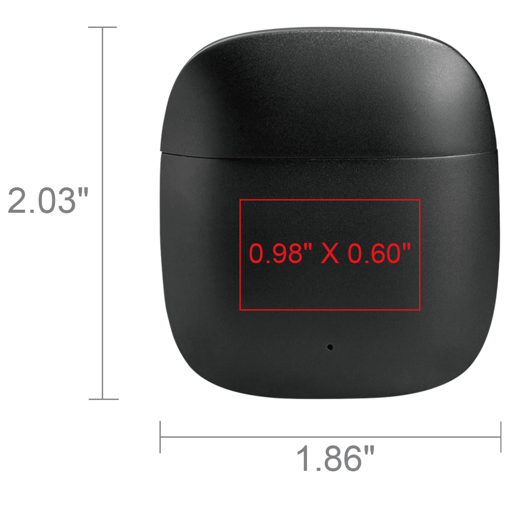 Lloyd Black Metal Wireless Earbuds