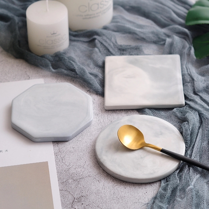 Custom Ceramic Stone Cup Mat Water Absorb 4