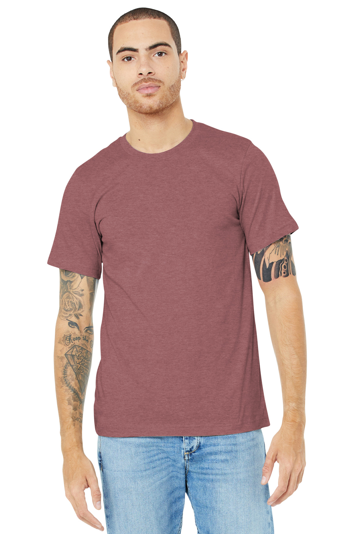 BELLA+CANVAS® Unisex Heather CVC Short Sleeve Tee 23