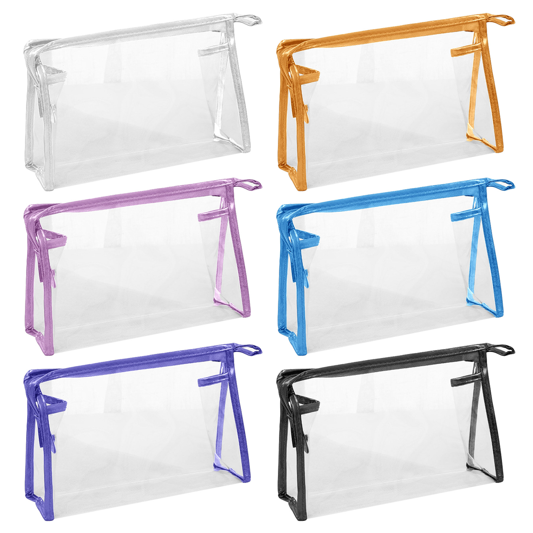 Portable Transparent PVC Cosmetic Bags 1