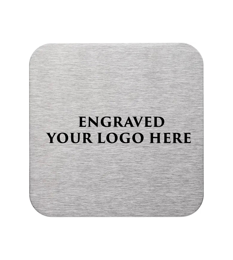 Square Stainless Steel Coasters 1