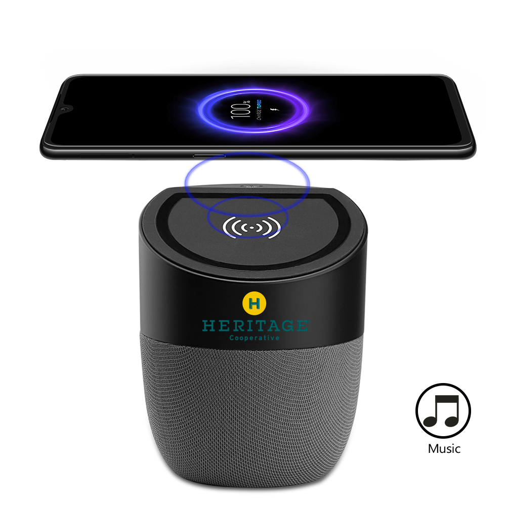Pod Wireless Charger Bluetooth Speaker 4