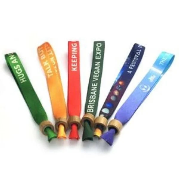 1/2" rPET Recycled Sublimated Eco-friendly Event Wristbands 1