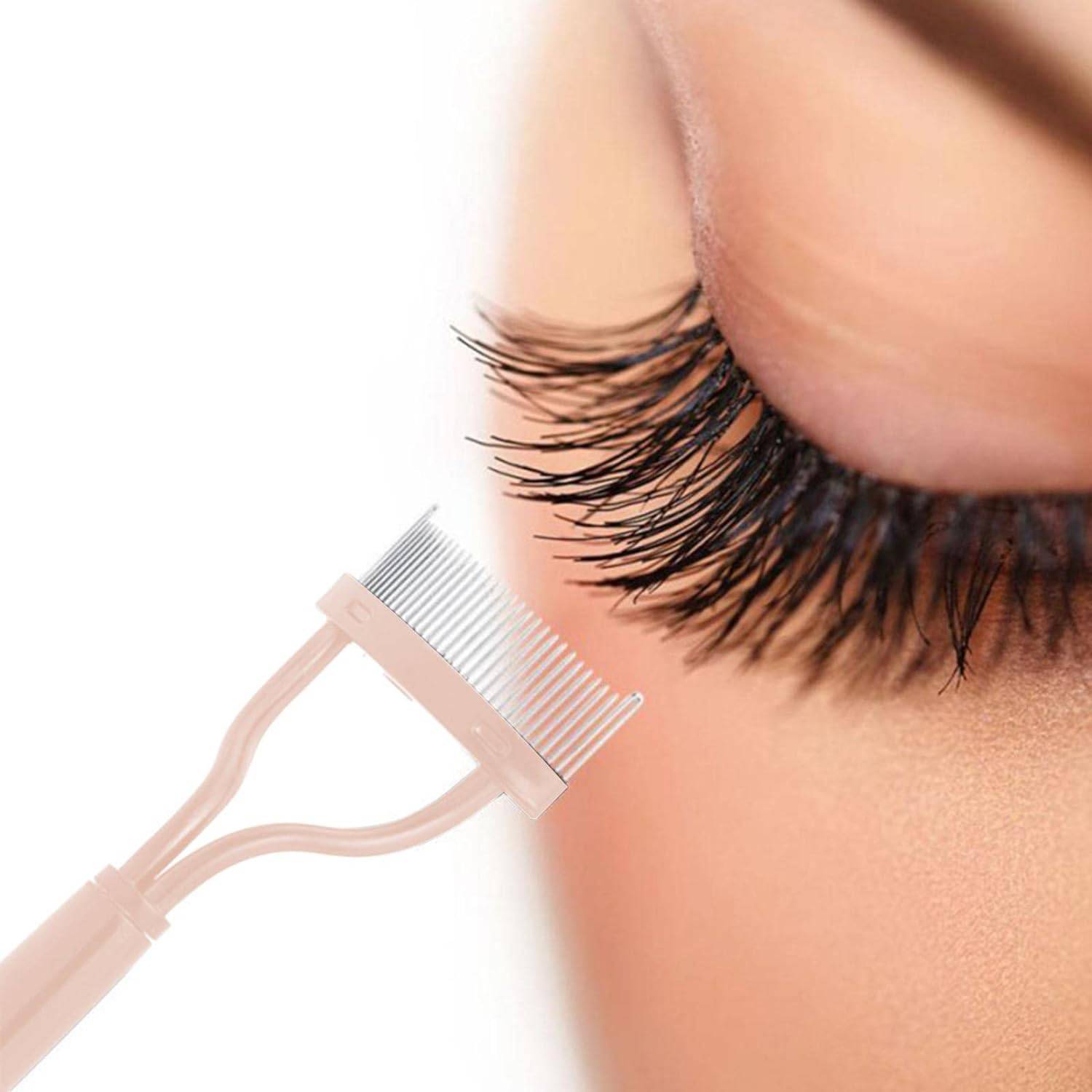 Foldable Steel Needle Eyelash Comb 4