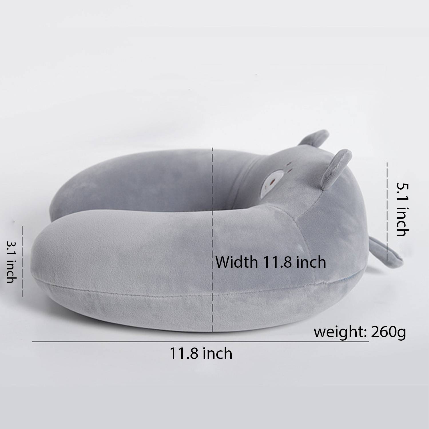 Kids U Shape Pillow For Airplane Travel 4