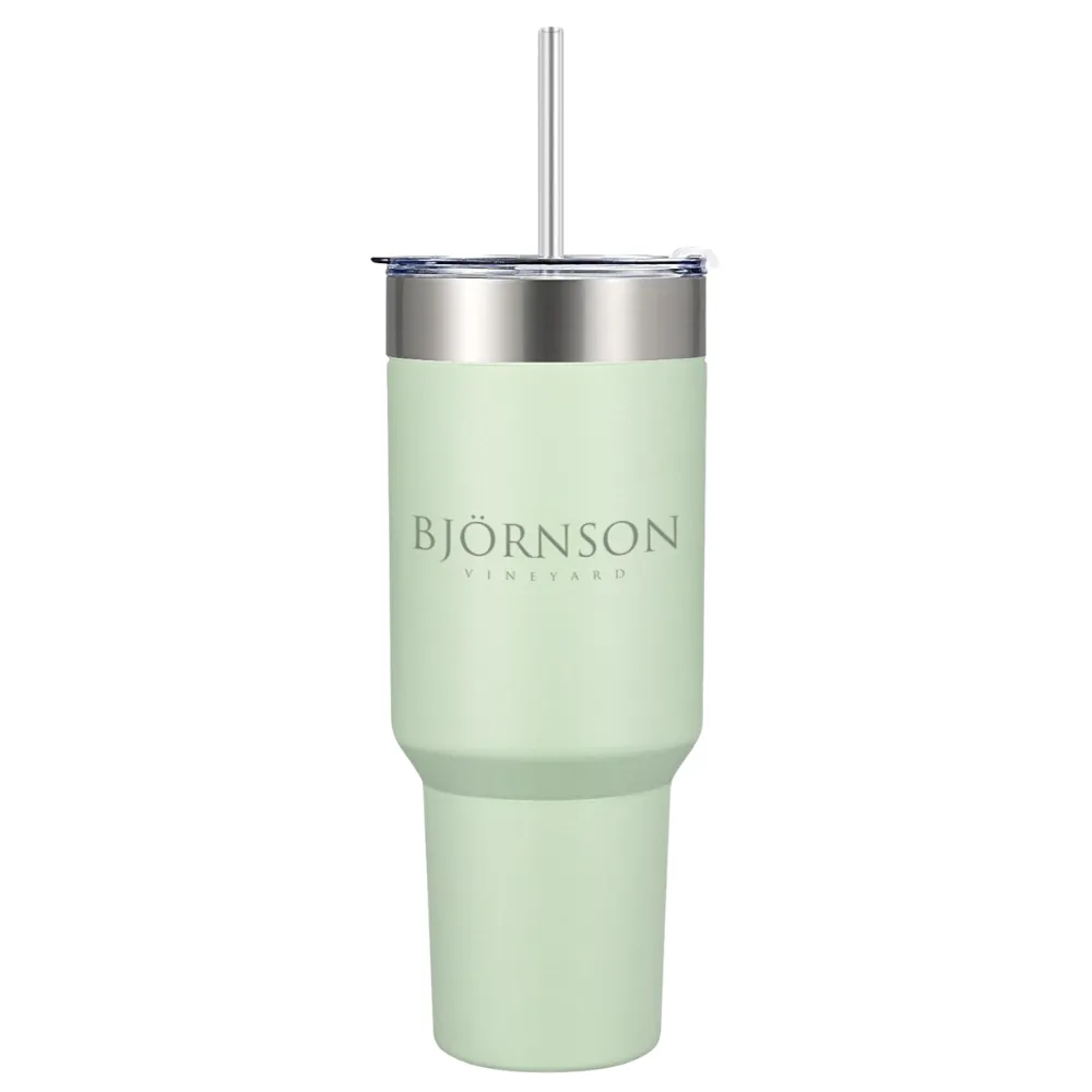 40oz. Insulated Tumbler with Straw 3