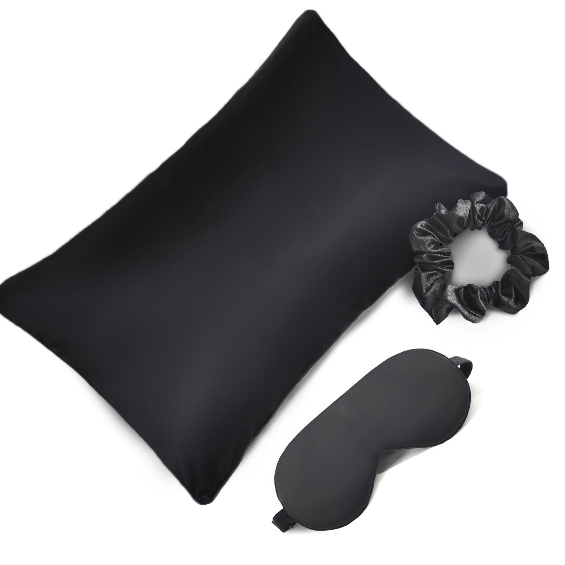 Silky Satin Pillow Covers with Hidden Zipper Set of 3 6