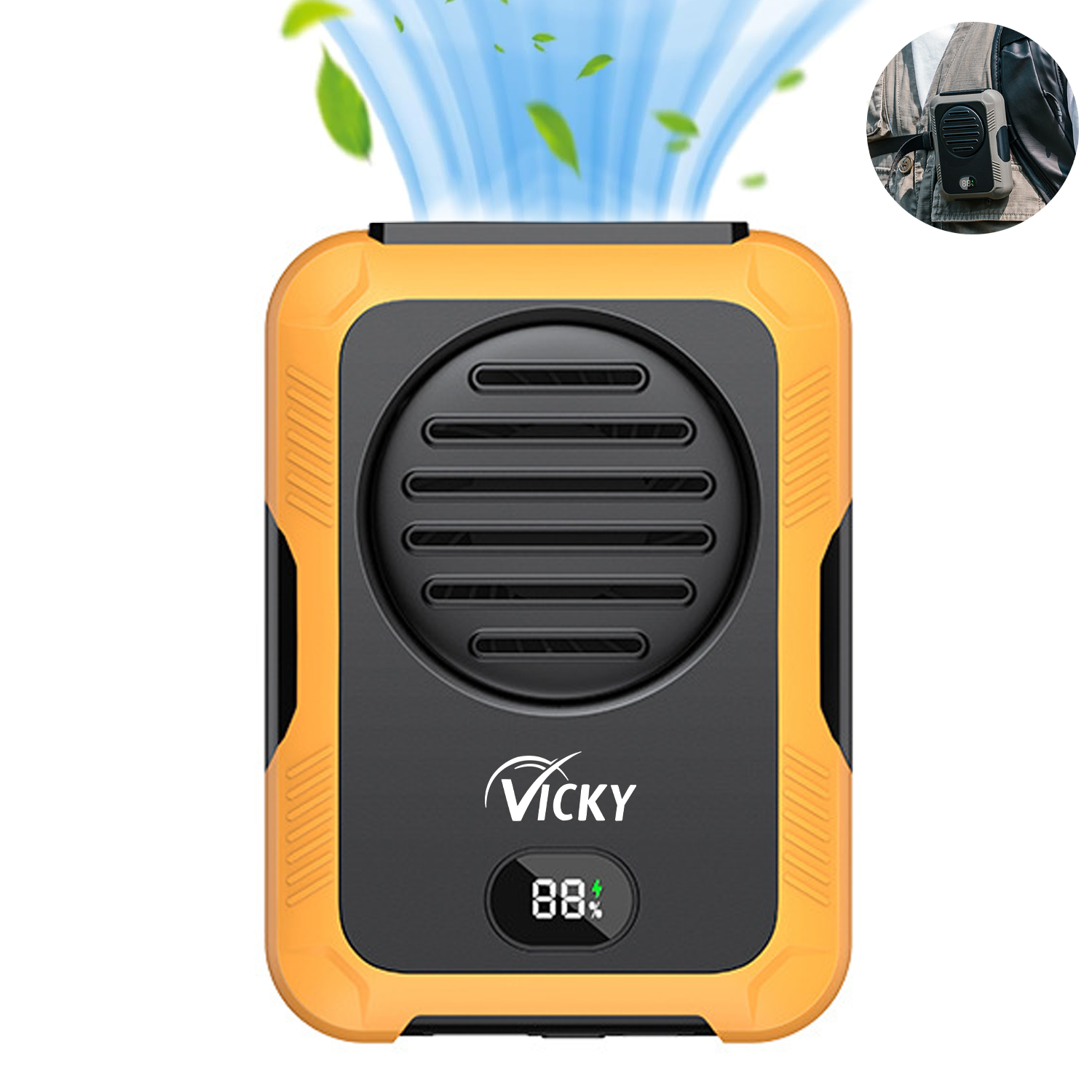 Portable Rechargeable Waist Fan 6